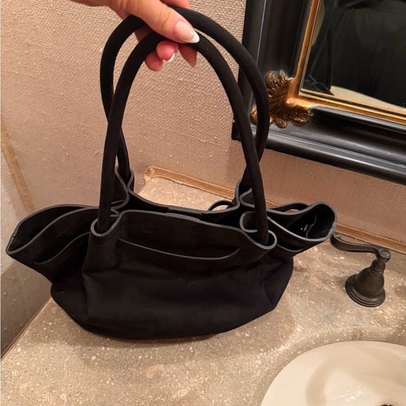 JW PEI Black Tote Bag with Gold Accent - Picture 2 of 3